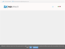 Tablet Screenshot of fadimpianti.com